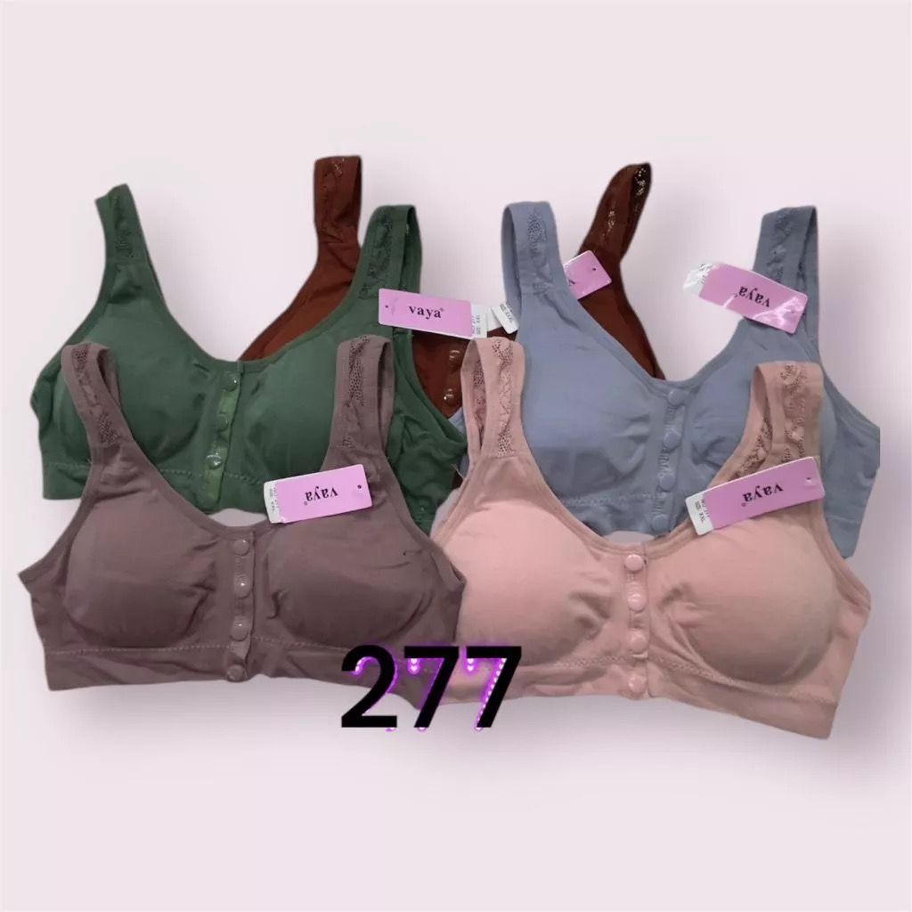 BH WANITA |Vaya 277 Bralette Premium|  Kancing Bukaan Depan Tanpa Kawat|