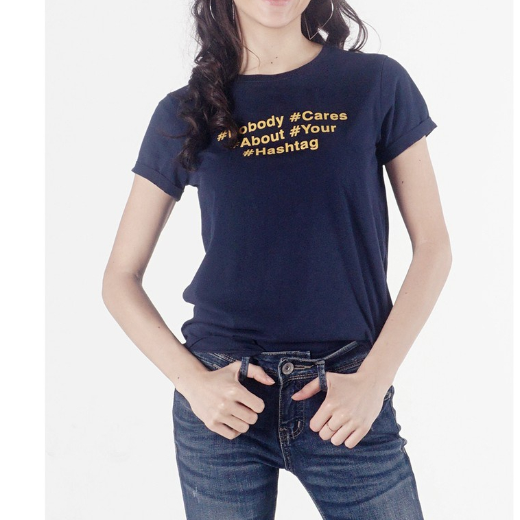 Ninety Degrees Kaos Wanita Cuckoo Dark Navy 12669D4DA