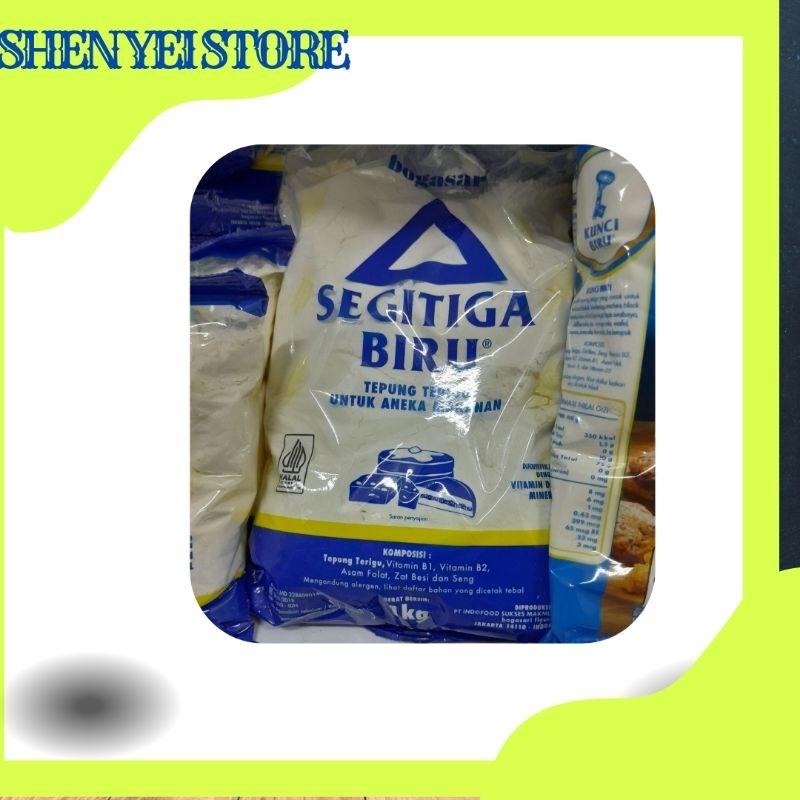 

Tepung Terigu Segitiga Biru 500g & 1 kg