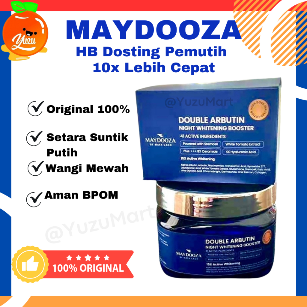 Maydooza Body lotion Infused Whitening 15x Active Whitening - Pemutih Tubuh HB Dosting Tinggi 10x Le
