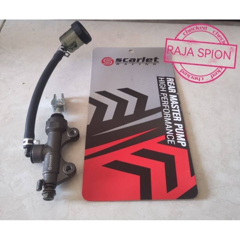 Tonjokan master rem belakang scarlet racing/master rem belakang scarlet racing original