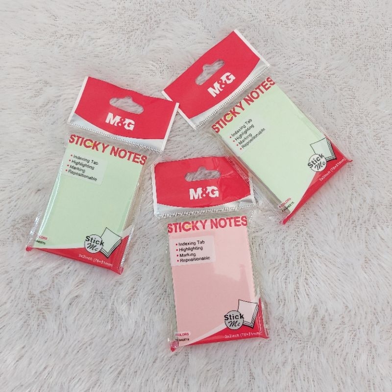 

M&G Memo Tempel Sticky Notes YS182 ukuran 76x51mm 4 warna Neon