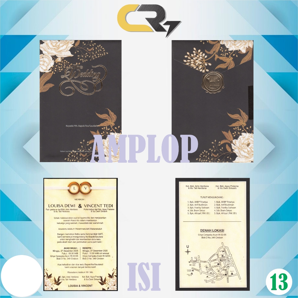 Undangan Blangko CR7 013