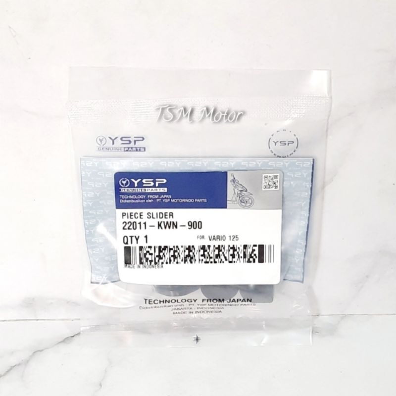 PIECE SET SLIDE SLIDER VARIO 125 22011-KWN-900 ORI YSP
