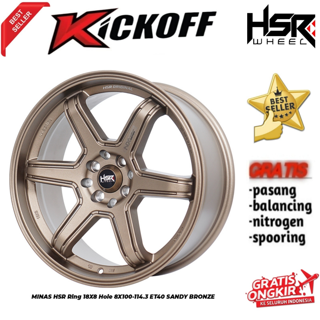 VELG MOBIL RING 18 HSR MINAS BUAT MOBIL LIVINA XENIA BALENO RAIZE MOBILIO FREED DLL