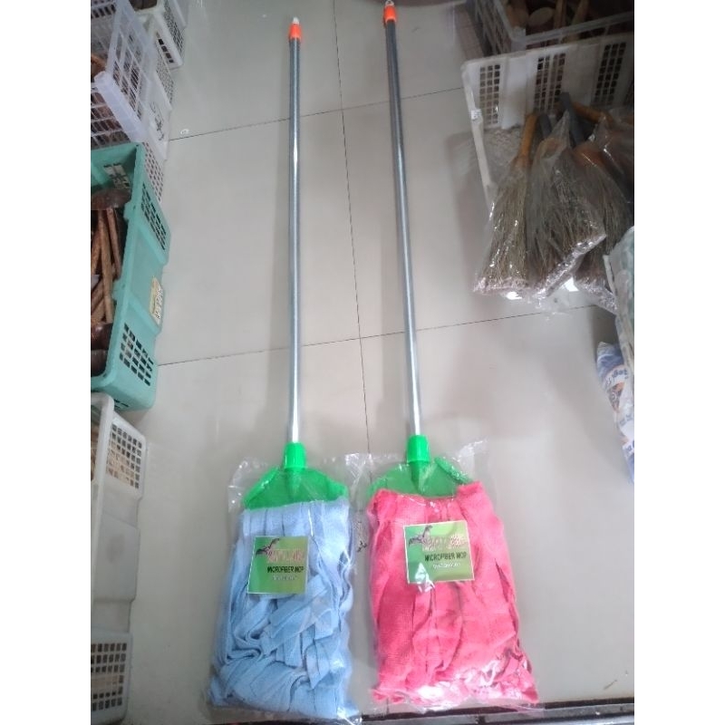 Pel microfiber jepit gagang alumunium