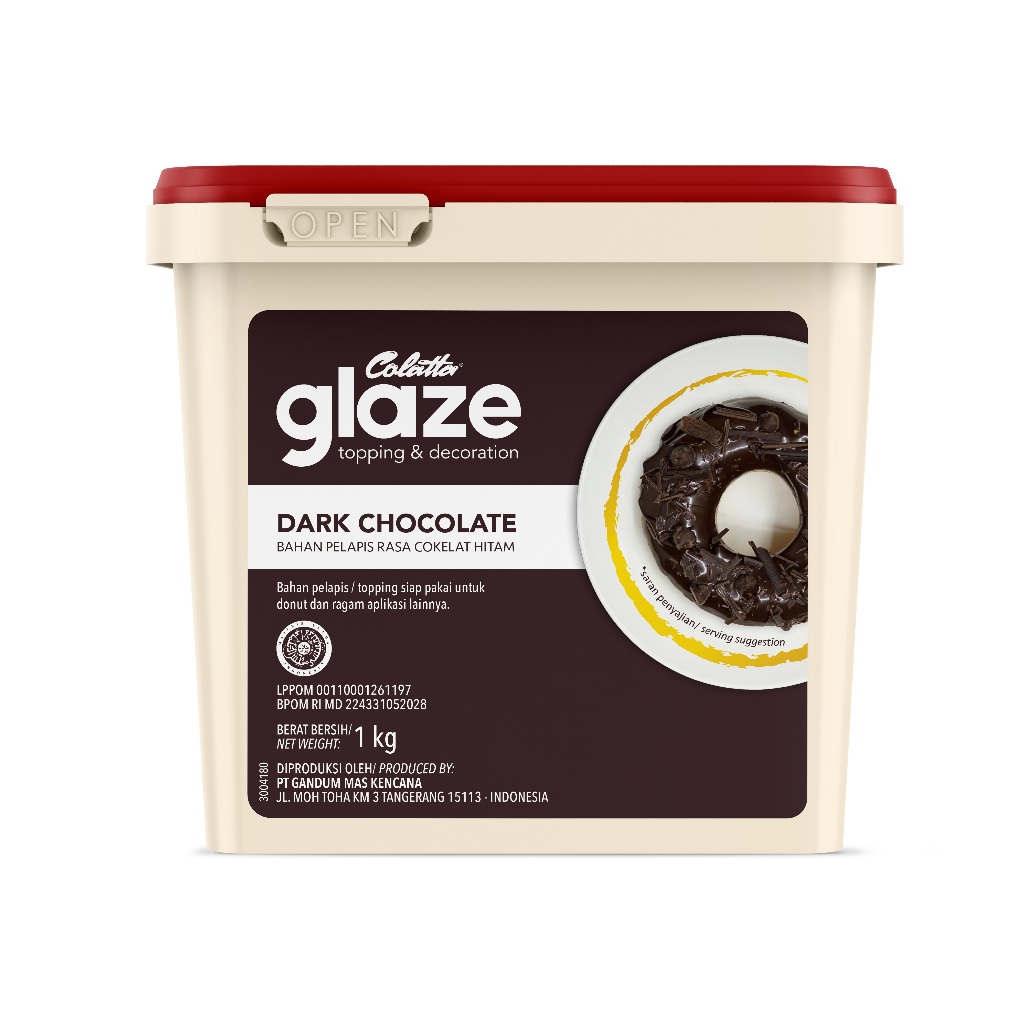 

Colatta Glaze / Selai Dark Cokelat 1kg / Selai Tiramisu 1 kg / Selai Roti / Topping Selai Colatta Glaze