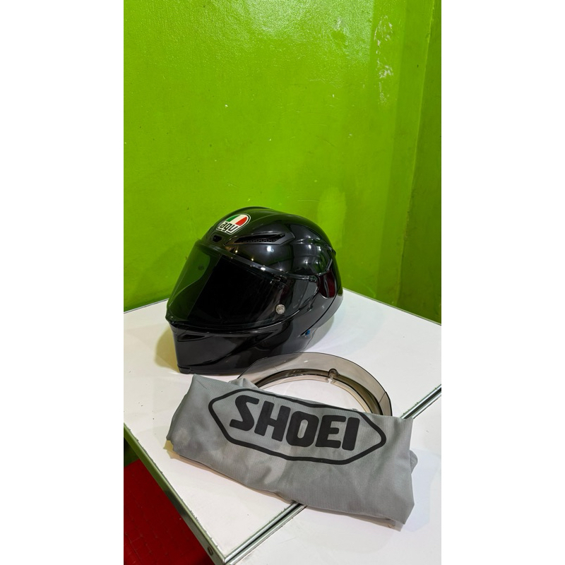 AGV CORSA REPAINT BLACK GLOSSY