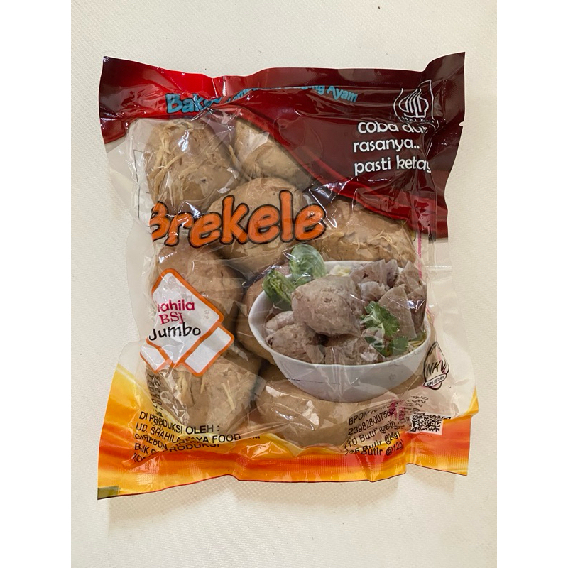 

BAKSO DAGING SAPI JUMBO BREKELEE PREMIUM ISI 10 PCS ORIGINAL HALAL & BPOM - ENAK MURAH PREMIUM