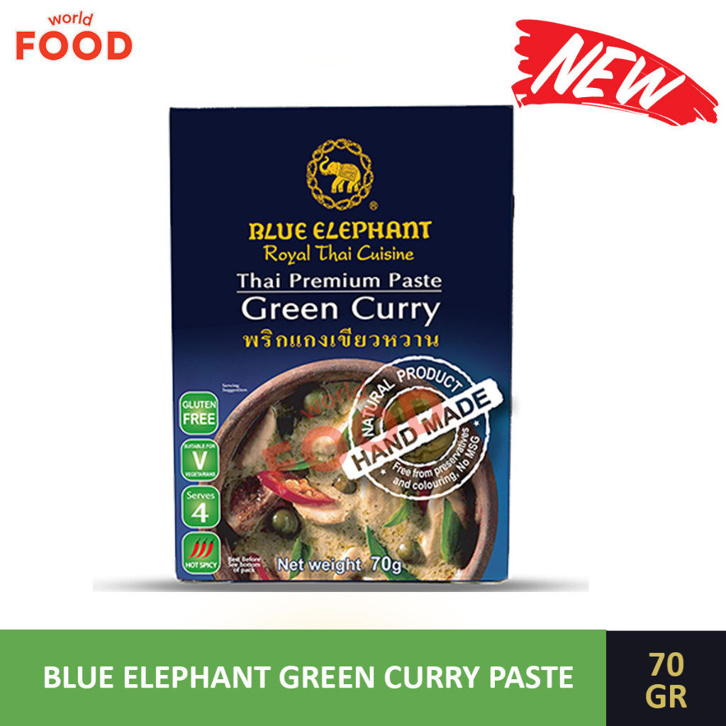 

BLUE ELEPHANT GREEN CURRY PASTE 70GR