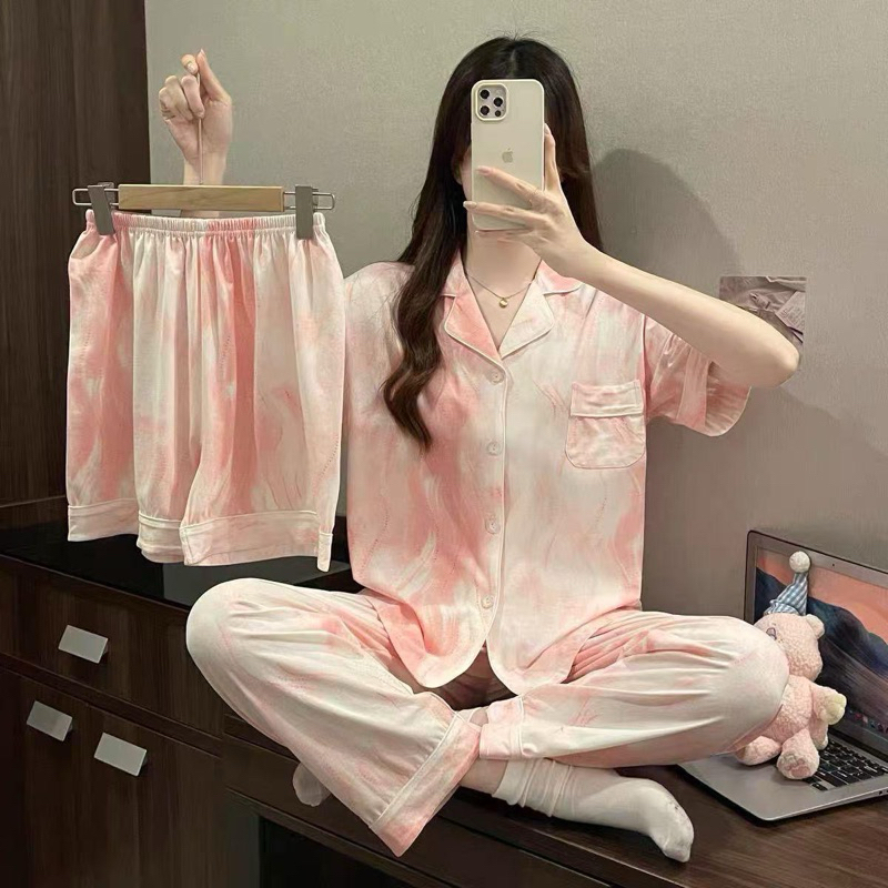 BAJU TIDUR WANITA IMPOR / PIYAMA WANITA / PIYAMA KATUN / BAJU TIDUR KATUN / PIYAMA IMPOR / BAJU TIDU