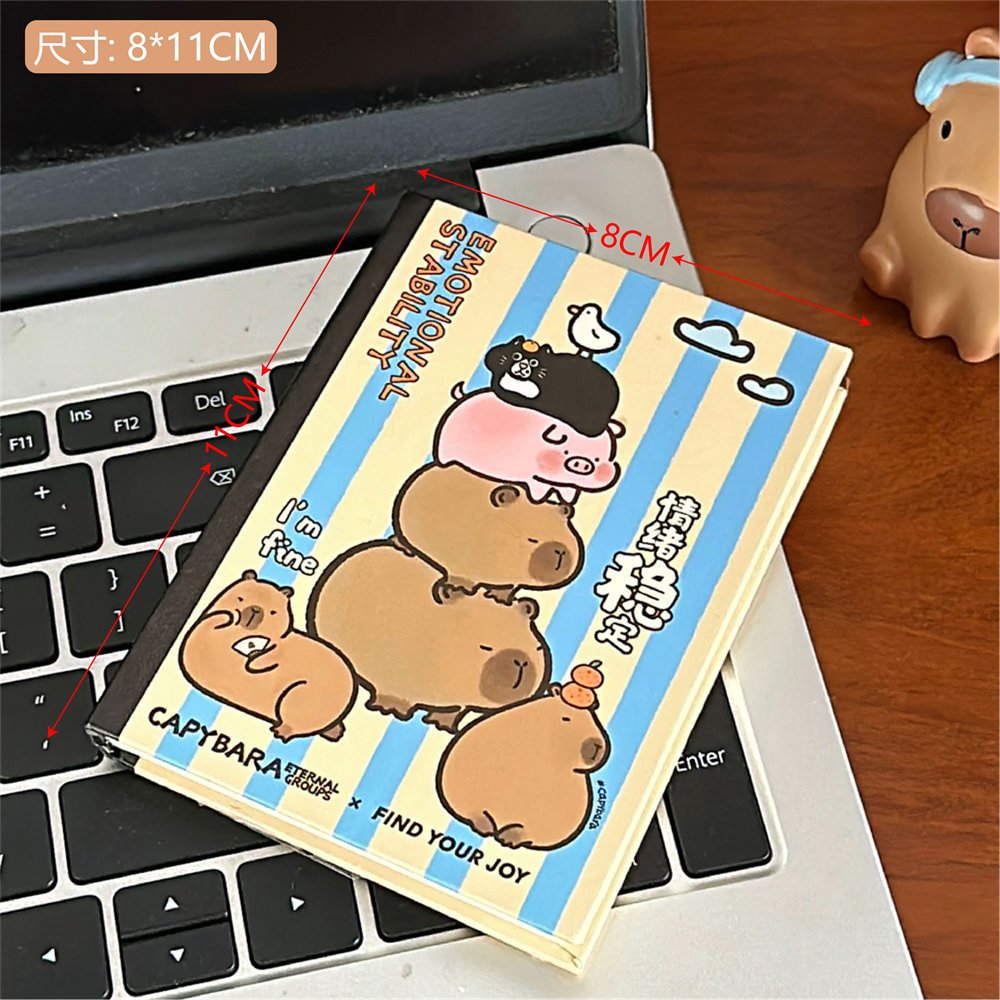 

A7 Capybara Notebook Buku Notes Lucu Catatan Kecil
