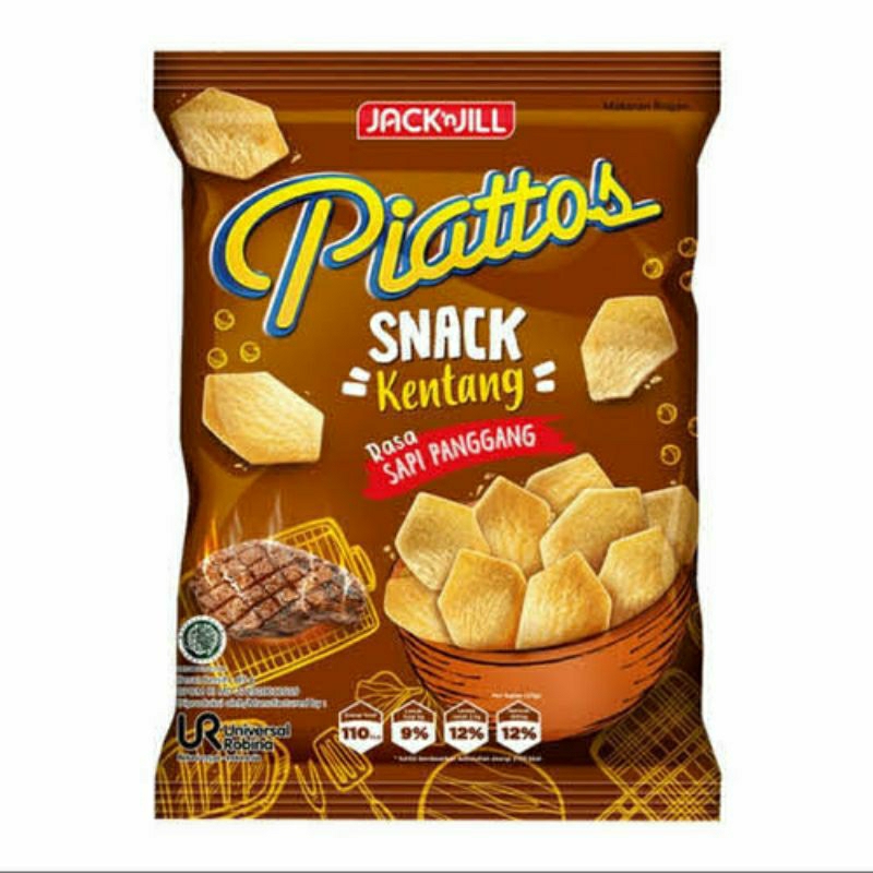 

Piattos Snack Kentang Rasa Sapi Panggang Kemasan 68gr