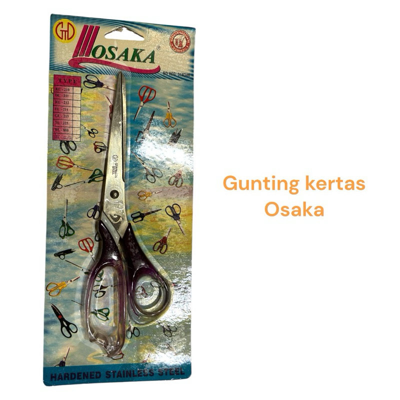 

Gunting kertas merk Osaka