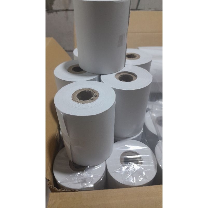 

kertas kasir hvs ukuran 75x60 mm paket 10 roll