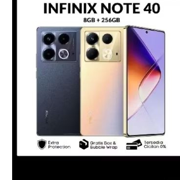 Infinix note40 ram8/256 4g