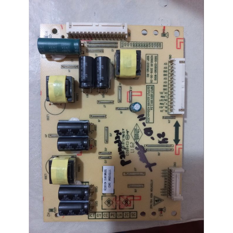 BALLAST INVETER BECKLIGHT TV PANASONIC MODEL:TH-58E306G