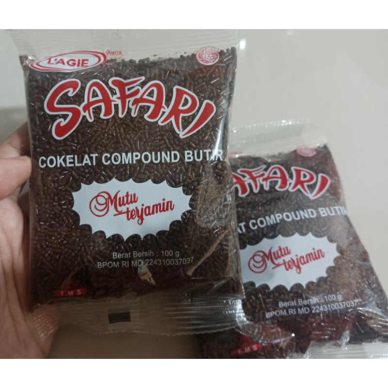 

meses mesis coklat butiran cokelat butir safari lagie 100 gr