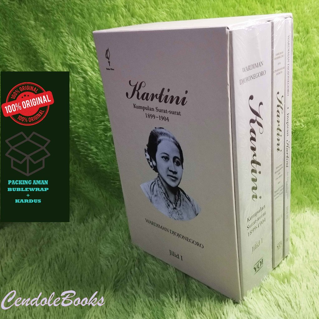 Paket Boxset Buku Kartini Lengkap isi 3 Buku (Jilid 1-3) Kumpulan Surat-Surat Kartini