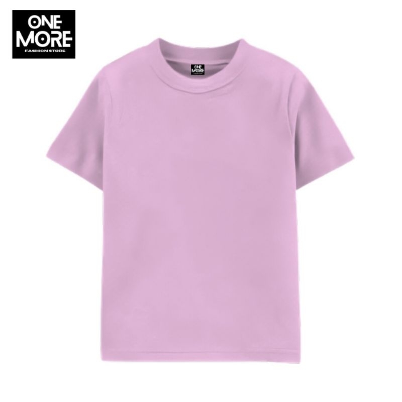 KAOS POLOS ANAK WARNA LILAC/KAOS POLOS UNGU MUDA/BAJU POLOS ANAK