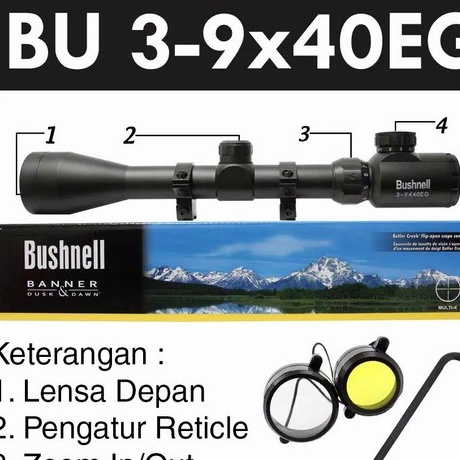 Update Favorit  TWOONEID  Teleskop Bushnll 39x4 EG RGB Nyala Hijau Merah Dan Biru Teropong Senapan A