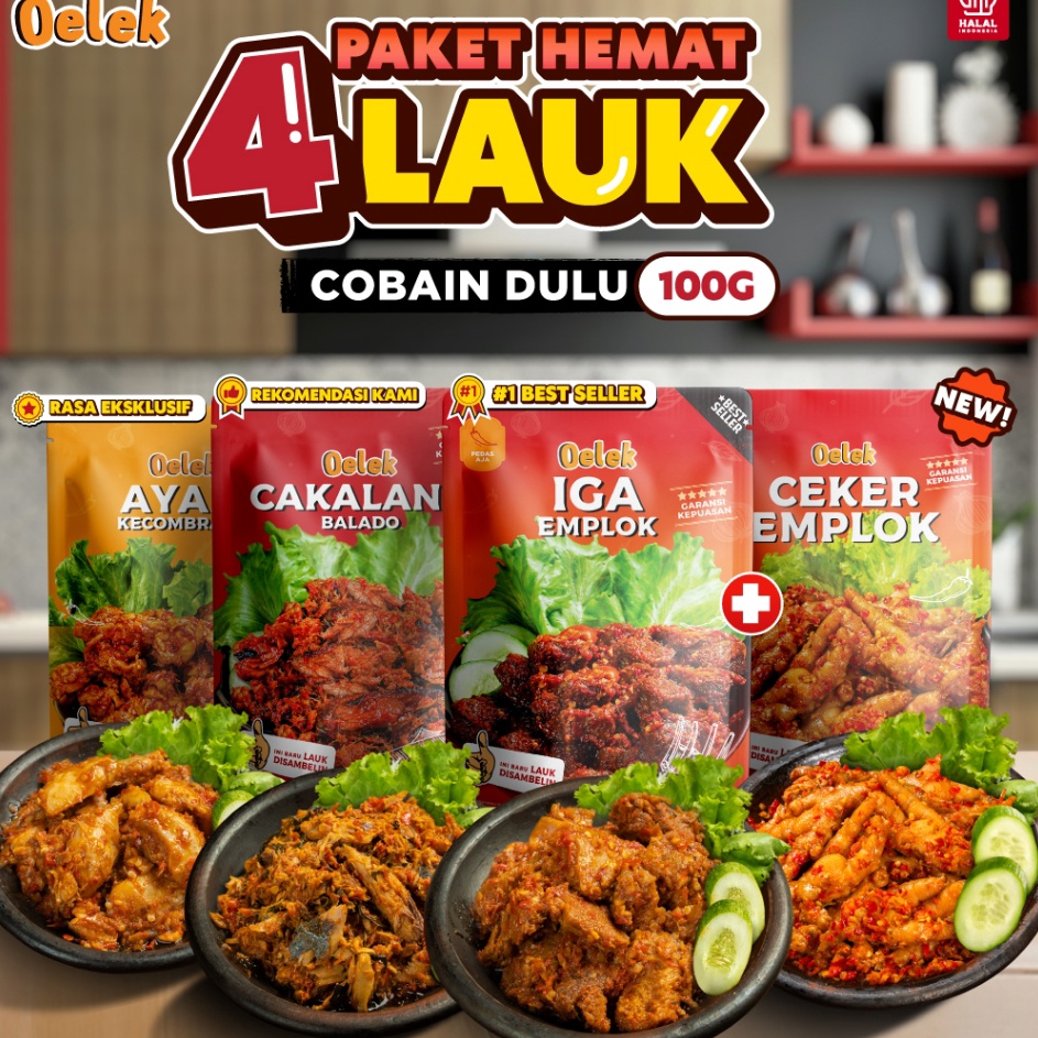 

Pencarian Terbaru Oelek Paket Cobain Dulu 4 Laoek Iga Emplok Cakalang Balado Cumi Cabe Ijo Ayam Kecombrang Lauk Siap Saji