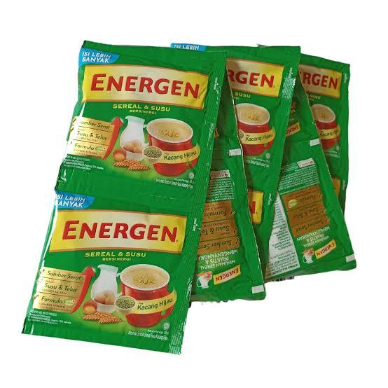 

Energen Kacang Hijau / 30gr x 10 Sachet / 1 Renceng Isi 10