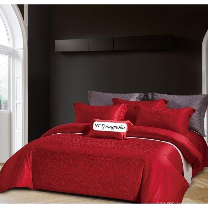 sprei kingkoil tencel jacquard sutra organik 80s