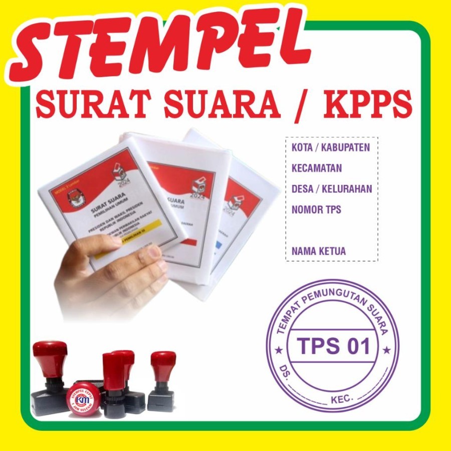 

STEMPEL KPPS MURAH 1 HARI SELESAI