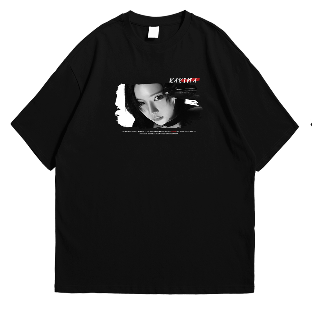 Tshirt AESPA Drama Kaos Kpop Karina Giselle Winter Ningning - Guiltee