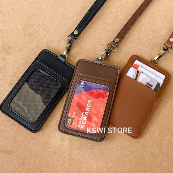 

Diskon sd 2 ID Card Holder Kulit Name Tag Holder Kulit MB1
