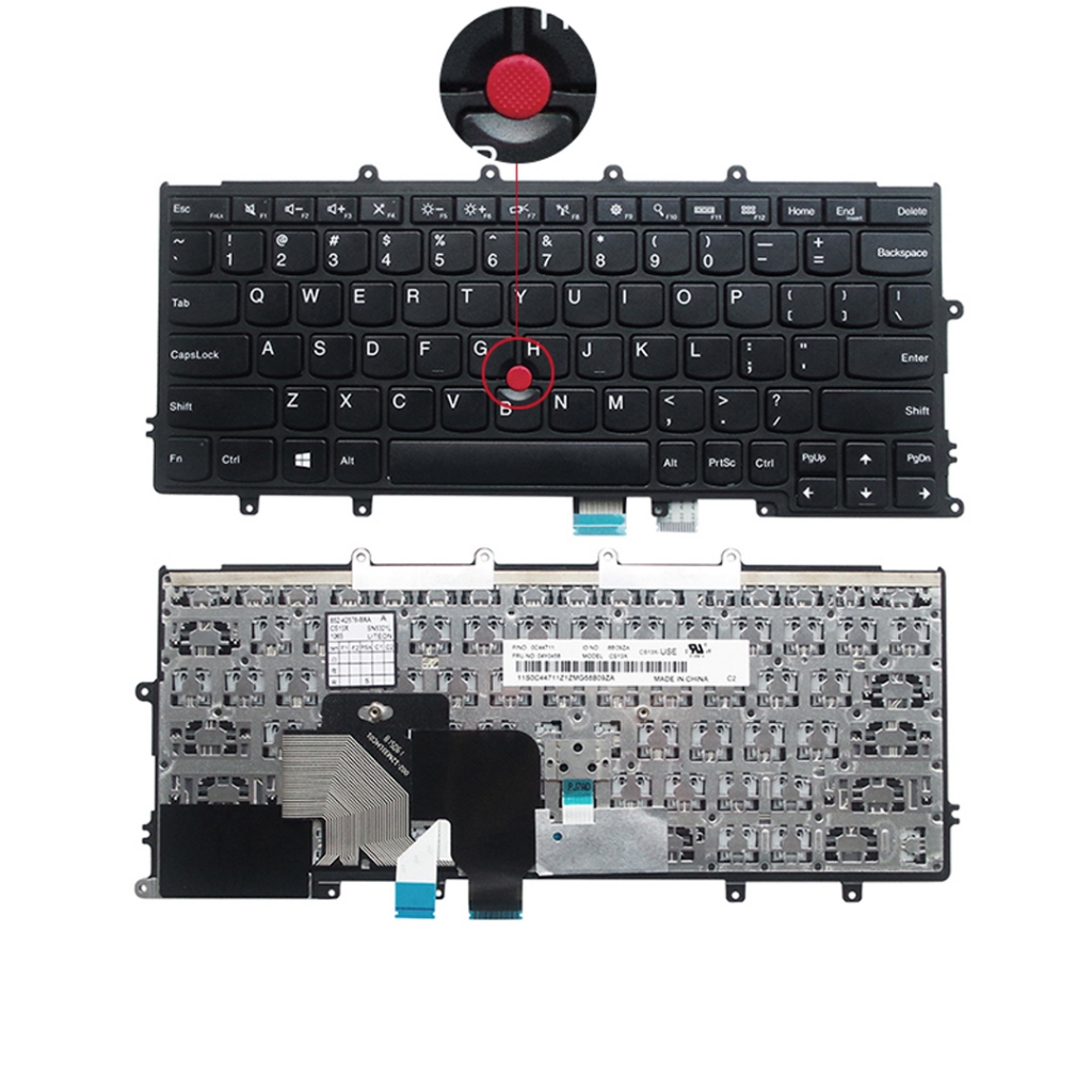 Keyboard Lenovo ThinkPad X240 X240i X240s X250 X260 No Backlight