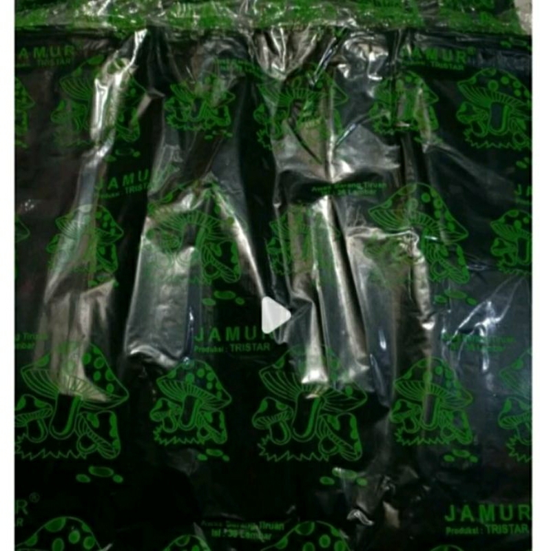 Kantong Plastik Kresek Jamur Hitam Tanggung