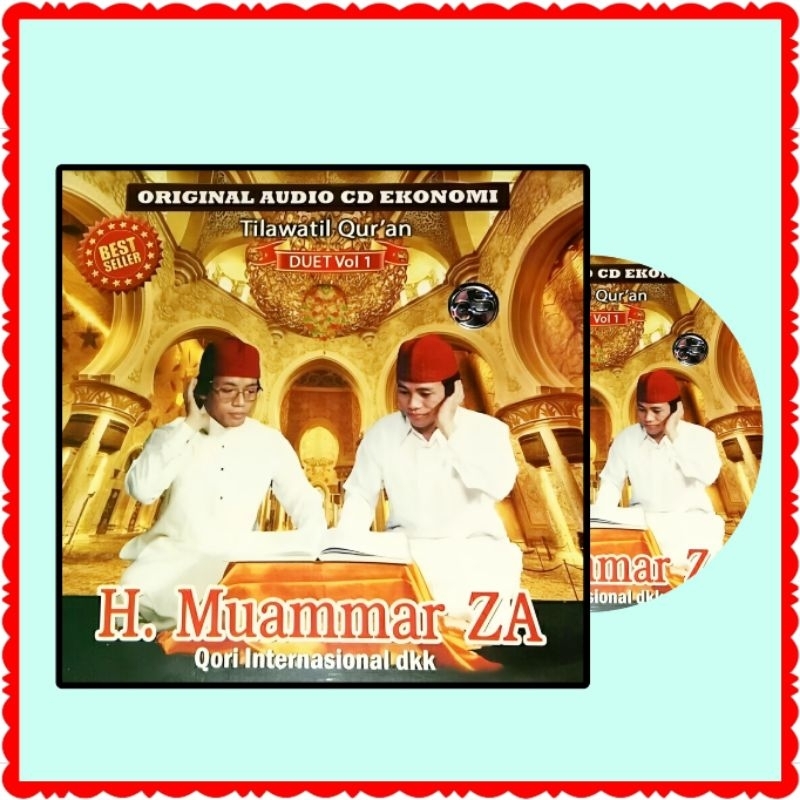 KASET CD TILAWATIL QURAN QORI H MUAMMAR ZA SARITILAWAH-KASET CD TILAWAH KH MUAMMAR ZA-KASET NGAJI MU