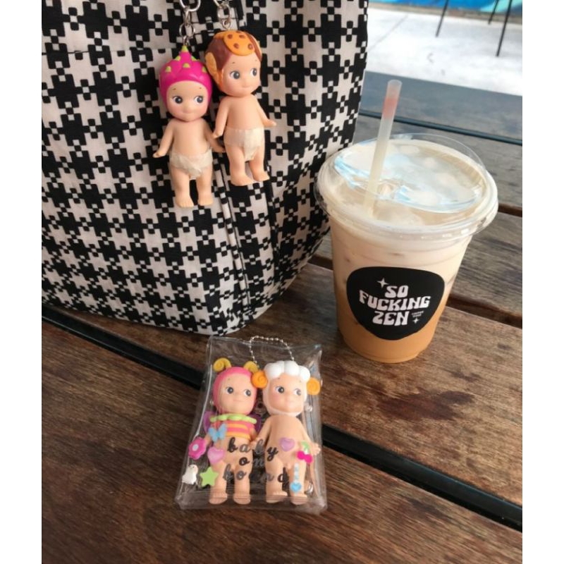 pouch tas boneka mini transparan