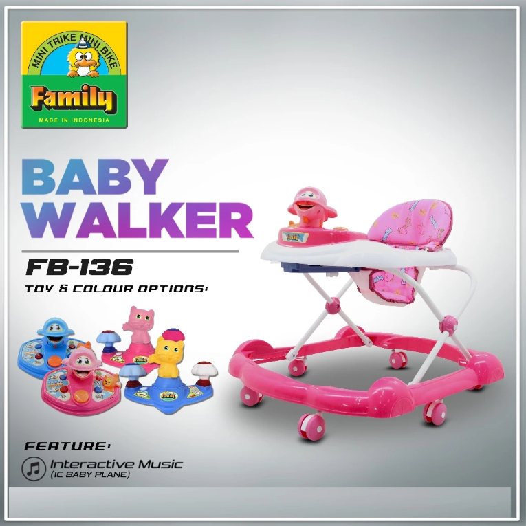 KHUSUS PENGIRIMAN LUAR KOTA - Baby walker family FB 136L / FB 221G / FB 3712 / FB 181C / FB 181F / F