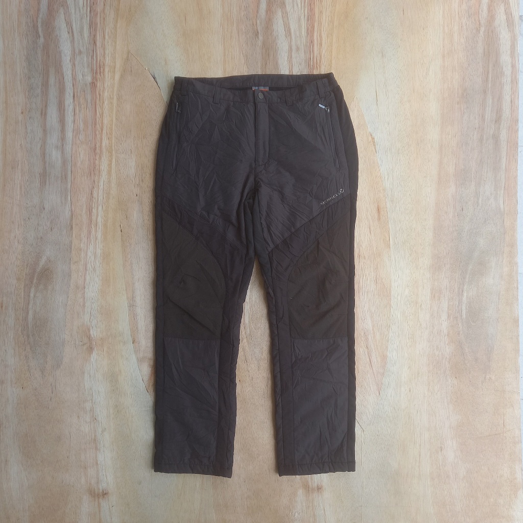celana outdoor gunung wanita Merrell warna coklat size 31