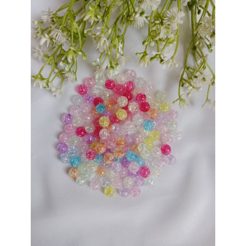 Manik-Manik Bulat Warna-Warni