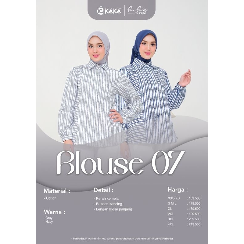 Blouse/Tunik/Atasan/Baju - Blouse 07 by Keke