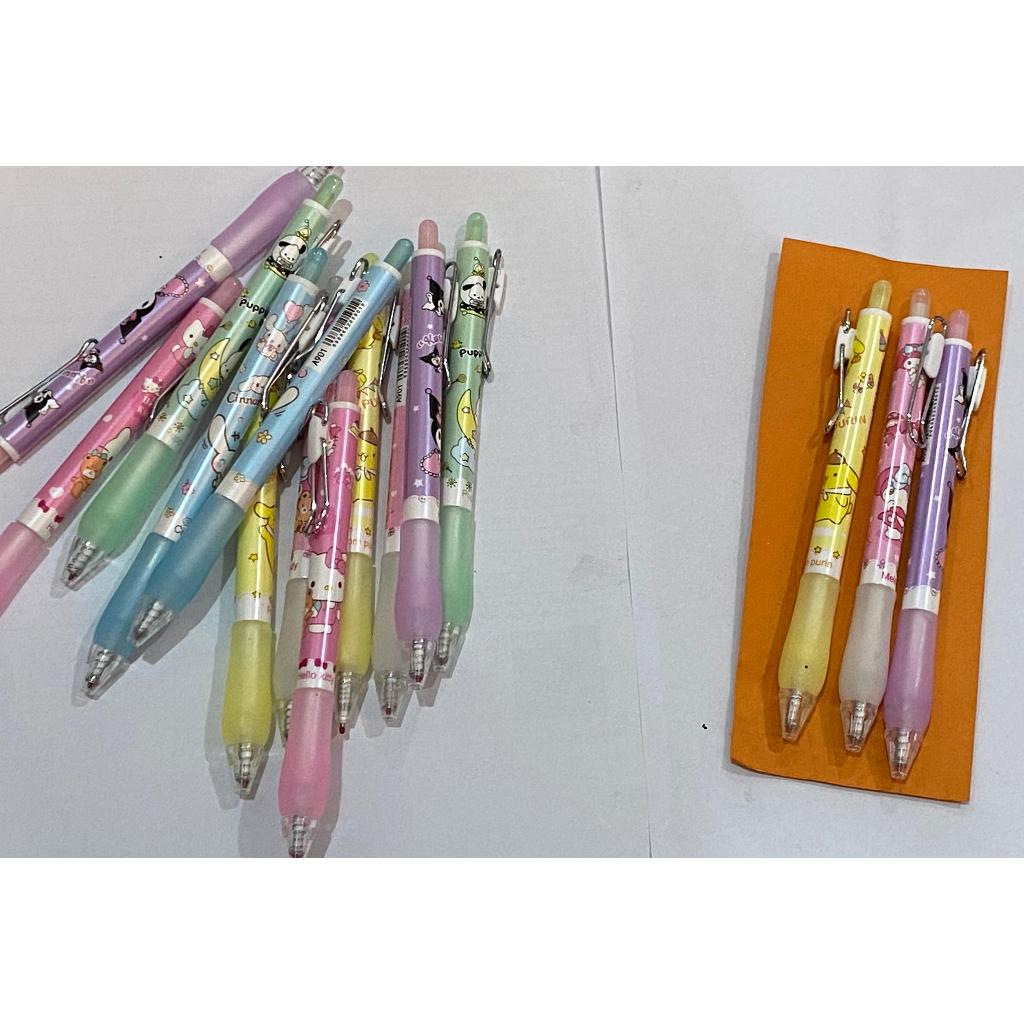 

ballpoint/fancy sanrio isi 3 pcs 0901 ballpont/hitam/