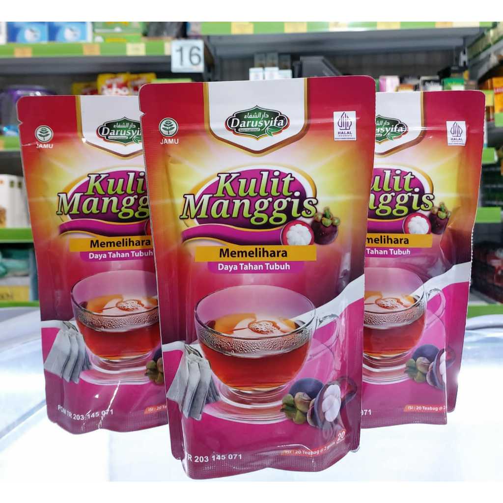 

Original Teh Celup KULIT MANGGIS Darusyifa - Teh Herbal Anti Oksidan