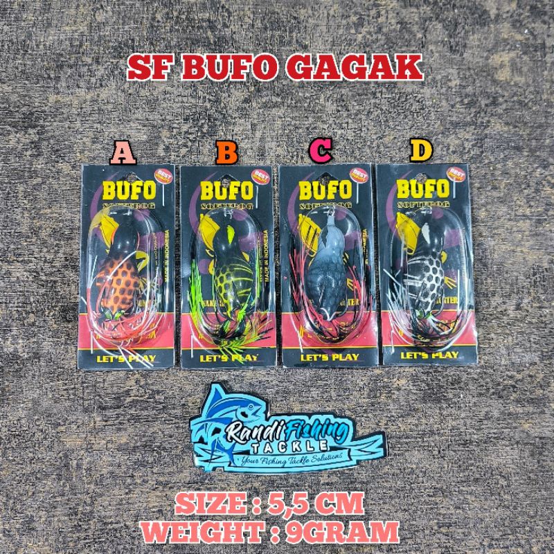 LURE BUFO SOFT FROG GAGAK  5,5cm