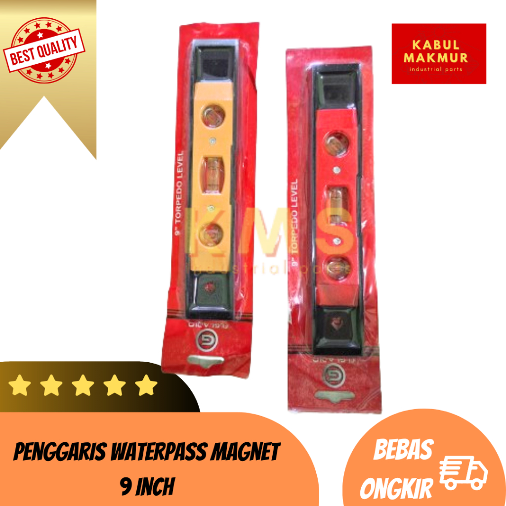 

Penggaris Waterpass Magnet 9 inch