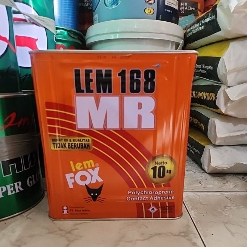 LEM FOX 168 MR 168MR KUNING 10 KG 10KG KILO BLEK