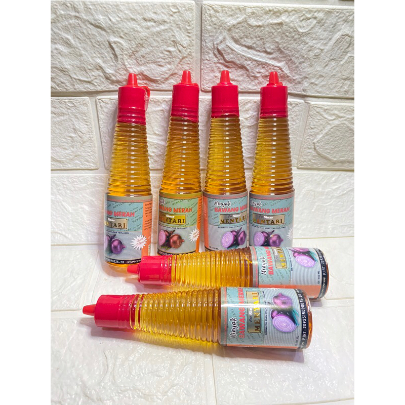 

Sepaket 6 pcs Minyak bawang merah cap sinar mentari