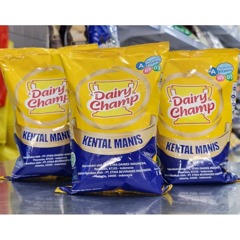 

Dairy Champ Kental Manis 1kg/Dairy Champ Susu Kental Manis 1kg/Krimer Kental Manis