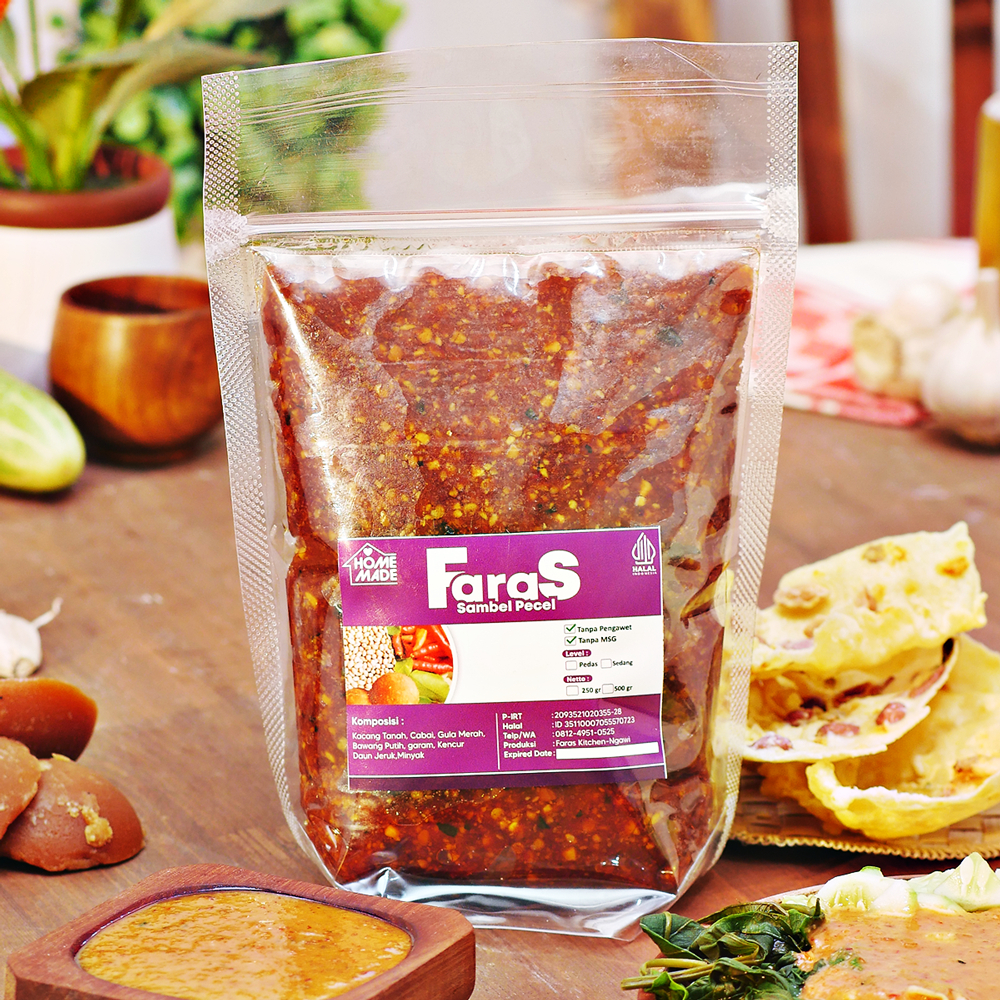 

Sambel Pecel Madiun Sambel Kacang Asli Tanpa Pengawet. Kemasan Standing Pouch 500gr