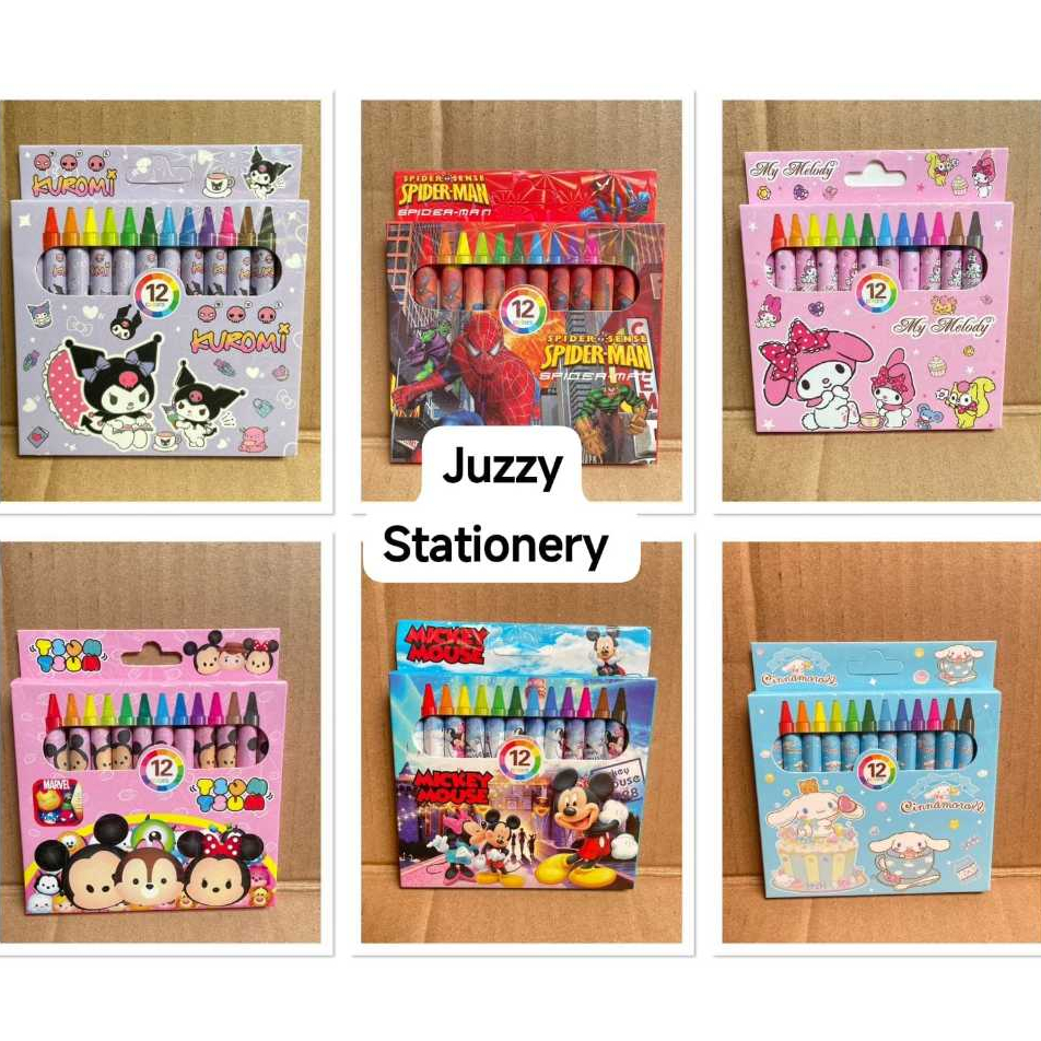 

crayon karakter anak isi 12warna/set-JUZZY
