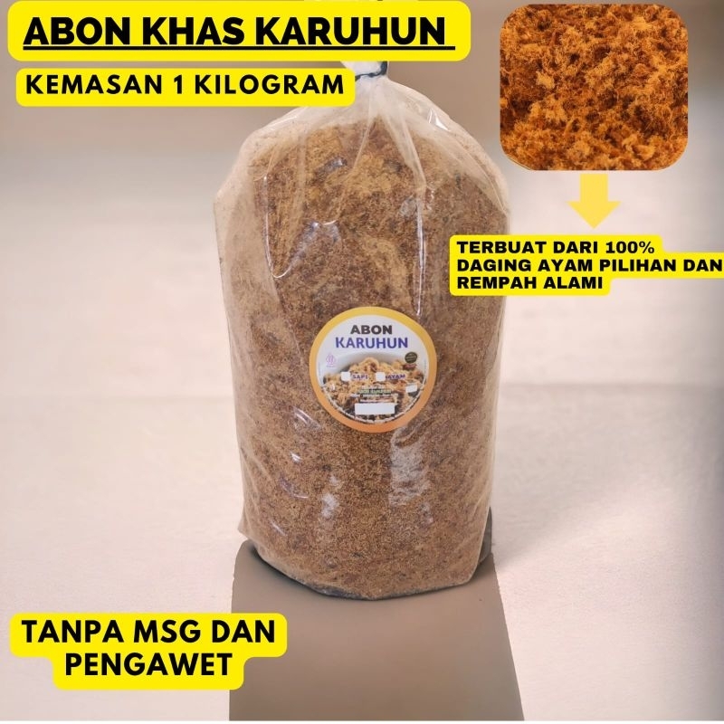 

Abon Ayam / Sapi Karuhun 500Gr 100% Daging