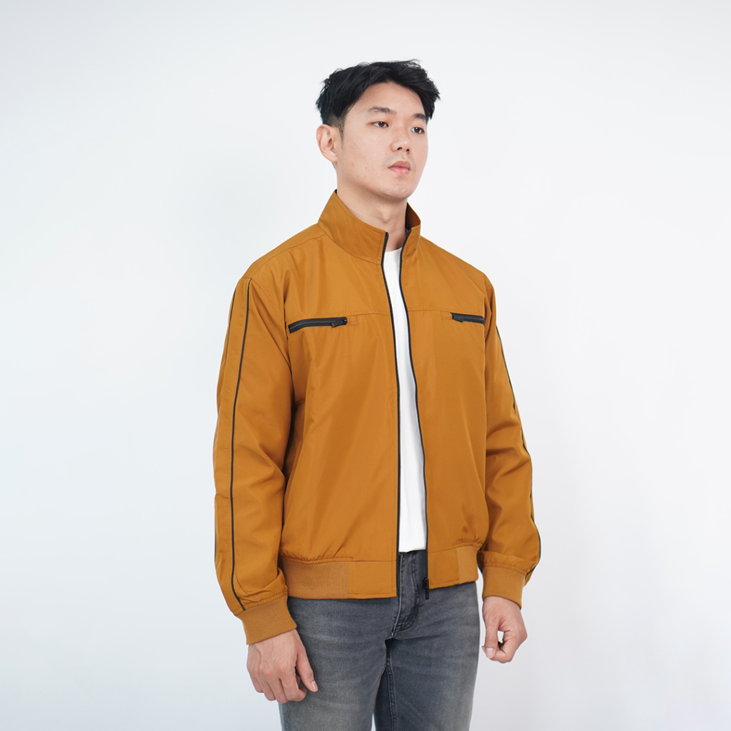 Ryusei Windbreaker Jacket Yoriyuki Mustard - Jaket